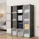 12 Cube Storage Organizer Bedroom Living Room Office Closet Storage Shelves Bins