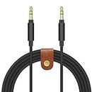 Geekria Audio Cable Compatible with Beats Studio Pro, Solo 4, Solo 3, Solo HD, Studio 3, Studio 2, Studio, Mixr, Pro Headphones Cable, 1/8" (3.5mm) to 3.5mm Replacement Stereo Cord (4 ft /1.2 m)