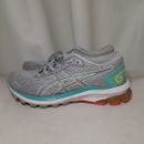 ASICS Women's GT-1000 9 Running Shoes Silver Blue Size US 6 1/2