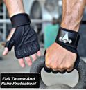 Gloves For Crossfit Gym Training Lifting Palm Protector Pull Ups Wrist Support 