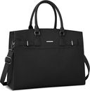 Laptop Bags for Women 15.6 inch Laptop Tote Bag PU Leather Large Work Tote Bag W