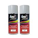 APAR Automotive Spray Paint Polar White (RC Colour Name) and Primer Surfacer White Compatible for Hyundai Cars -225 ml (Pack of 2-Pcs)