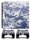 Khushi Decor Army Theme 3M Skin Decal Sticker for PS4 Slim Playstation 4 Console 2 Controller for Video Game