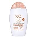 Eau Thermale Avène Tinted Mineral Fluid sun protection SPF 50+, Ultra Fluid Face Sunscreen Lotion, Broad Spectrum for Sensitive Skin, double mineral protection with Zinc Oxide and Dioxide Titanium, Water Resistant, Non Greasy, Non-Comedogenic, Fragrance-Free, 40 ml