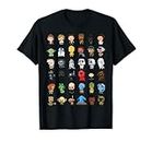 Star Wars Characters Pixelated 8-Bit T-Shirt