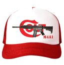 Ventilador de arma de fuego M4A1 carabina Colt impresión premium gorra de camionero, ¡ENVÍO GRATUITO!