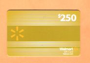 Collectible Walmart Gift Card - Gold Stripes & Flower- No Cash Value - VL11238