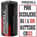 batteria cr123a 3v litio 123 cr17345 PROCELL INTENSE cr123 scegli quantità