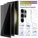 Protector de pantalla de vidrio de privacidad antiespía para Samsung Galaxy S10 S21 S22 S23 Ultra