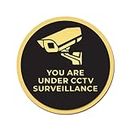 Twinster ® YOU ARE UNDER CCTV SURVEILLANCE Door Sign For Glass Door Set Of 1 Sign Sticker Size 6inches For Office,Stores, Cafe, Hotel, Restaurant, Business & Shop,Acrylic Door Sign Self-Adhesive (CCTV)