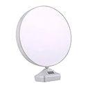 BKN® LED Magical Mirror Photo Frame Cosmetic Mirror for Gift Home Bedroom Electronic Table Rim (White)