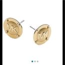 Michael Kors Jewelry | Michael Kors Gold Tone Astor Women's Stud Earrings | Color: Gold | Size: Os
