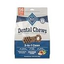 Blue Buffalo Dental Chews Small Natural Dog Treats, Chicken & Spearmint 22.6-oz Bag (56 Count)