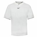 Nike Boys Cotton V-Neck T Shirt Junior Kids Crew Sports Top Tee Tennis White