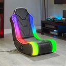 X ROCKER Chimera RGB Gaming Chair Kids 2.0 Audio LED Light Up Floor Rocking Seat