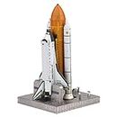 Metal Earth Puzzle 3D Kit Lanzamiento Transbordador Espacial, Space Shuttle Launch. Rompecabezas De Metal De Espacio. Maquetas para Construir para Adultos Nivel Desafiante De 10.49 X 9 X 17.02 Cm