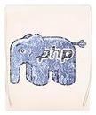 Elefante Php Vintage Borsa Da Palestra Beige Borsa Sportiva Riutilizzabile In Cotone