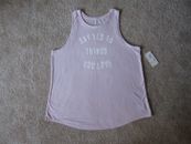 Old Navy Active Go-Dry women's size XL pink tank top Say Yes to Things You Love