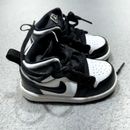 Nike Air Jordan 1 Shoes 5C Black Mid SE Toddler  Sneakers Baby Kids Child Boys