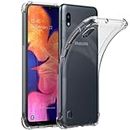 GTElectro Case for Samsung Galaxy A10e, Clear Soft Slim TPU Protective Cover with Corner Bumpers, Thin Durable Phone Case, Shockproof Protection, Flexible Transparent Galaxy A10e Case
