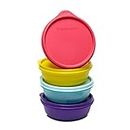 Tupperware Buddy Bowl Set, 300ml, 4 Pieces, Assorted, Plastic, Multicolour
