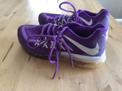 Nike Air Max 2015 Purple White  Running Shoes Women Size 8.5 (698902-025 )