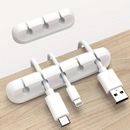 1pc White Cable Clips, Cord Organizer Cable Management, 7/5/3 Slot, Cable Organizers Usb Cable Holder Wire Organizer Cord Clips, Cord Holder For Desk Car Home And Office