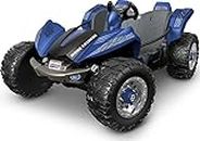 Power Wheels Dune Racer Extreme Blue 12V battery-powered ride-on vehicle for kids ages 3-7 years