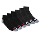 PUMA Socks Men's Quarter Cut Socks, Dark Grey, Sock Size:10-13/Shoe Size: 6-12 (Pack of 6)