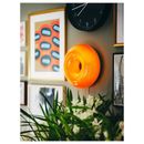 ✅ Lámpara de pared de mesa IKEA VARMBLIXT LED NARANJA cristal redondo Sabine Marcelis donut ✅