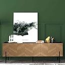 Concept USINE - Mueble de TV Vintage con Armario Sequoia | Modulo de Comedor Color: Negro Nogal | 3 Espacios de Almacenamiento | Mesa Baja para TV | Diseño Contemporaneo