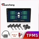 USB Android TPMS Autoreifen Druck Alarm Monitor System für Fahrzeug Android Player Temperatur