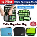 Waterproof Travel Cable Bag Organizer Charger Electronics USB Case Cord Storage
