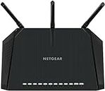 NETGEAR WiFi Router (R6400), AC1750, 4 Gigabit Ethernet Ports, 1 USB Port, Speed up to 1.75 Gbps, Cover up to 100 m2 and 25 Devices, Parental Control, Cyber-Threats Armor
