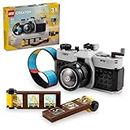 LEGO Creator 31147 - Juguete de cámara retro 3 en 1, se transforma de cámara de juguete a cámara de video retro a televisor retro, regalo de fotografía para niños y niñas a partir de 8 años que