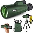 ARPBEST 30X55 Monocular Telescope High Power with Smartphone Holder & Tripod - FMC Lens & BAK4 Prism - High Definition Monocular for Adults with Zoom Focus for Wildlife Bird Watching Travel Camping