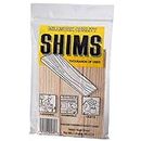 Nelson Wood Shims Elson 9 Pack 6" Wood Shims in Poly Bag to Hang On A Clip Strip, 6", Multy