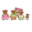 Li’l Woodzeez Bären Tierfamilie Healthnuggle – 4 weiche Tierfiguren mit Bilderbuch auf Englisch – Spielzeug Tiere Set (5 Teile) Spielzeug für Kinder ab 3 Jahren