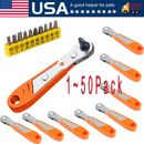 Ratcheting Right Angle Screwdriver Hex Drive 90 Degree Offset + 10pc Bits Set!