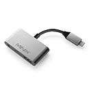 MINIX NEO C-HAGR, USB-C to 4K @ 60Hz HDMI+ 3.5mm Audio Jack Adapte, Multi OS Support macOS, iPadOS, Android OS and Windows OS.