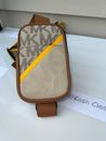 Michael Kors Cooper Logo Smartphone Crossbody Bag Holster - Chino