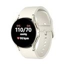 Samsung Galaxy Watch6 Bluetooth (40mm, Gold, Compatible with Android only) | Introducing BP & ECG Features