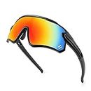 Karsaer Sports Cycling Sunglasses for MTB BMX,Mountain Bike Shield Visor Baseball Running Glasses B5116
