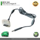 USB Charger Play and Charge Cable Cord for Xbox 360 Wireless Controller White