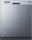 Summit DW2435SSADA 24"" ADA Compliant Dishwasher with 12 Place Settings 5 Cycles Digital Touch Control Energy Star in Stainless Steel