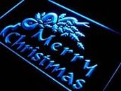 Cartel Luminoso ADV PRO j038-b Merry Christmas Tree Decor Neon Light Sign