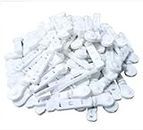 Fitnesgalaxy Premium Flat Lancet Needle 100pcs for Accu-check Glucometer (White Colour)
