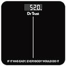 Dr Trust USA Inspire Personal Digital Electronic Weight Machine For Human Body 180Kg Capacity Weighing Scale-523 (Black) …