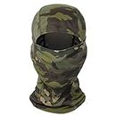 kuou Mens Camouflage Balaclava, Full Face Mask Breathable Hood Ninja Headwear for Sports Hunting Cycling Motocycling