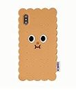 UnnFiko 3D Cute Cookie Case Compatible with iPhone 6/ iPhone 6s, Creative Cool Fun Soft Gel Rubber Silicone Protection Case Cover (Cracker, iPhone 6 / 6s)